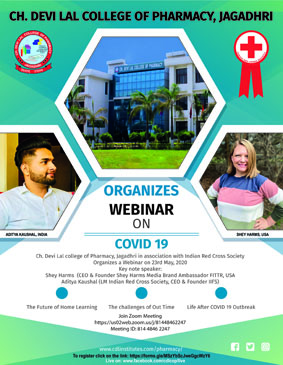 International Webinar on COVID19 in association with The Indian Red Cross Society