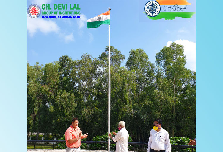 Flag Hosting Ceremony on 74th Independence Day